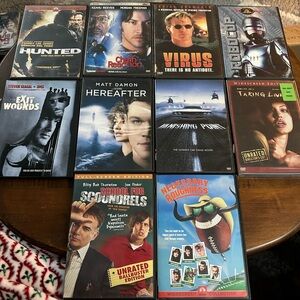 Action and Thriller DVD Collection - Black Cases